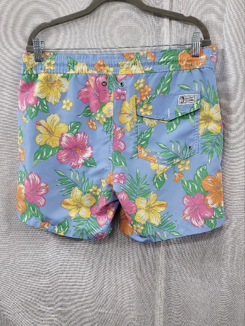 Polo Ralph Lauren Men's Hibiscus Traveler swim trunks Size Small